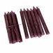 LOBERON Kaars set van 12 Bauceau bordeaux