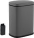 Relaxdays Wandprullenbak Badkamer 3L Softclose Grijs