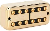 DiMarzio DP 294FGBK PAF’Tron™ Bridge Gold Cover, Black Insert, F-Spaced