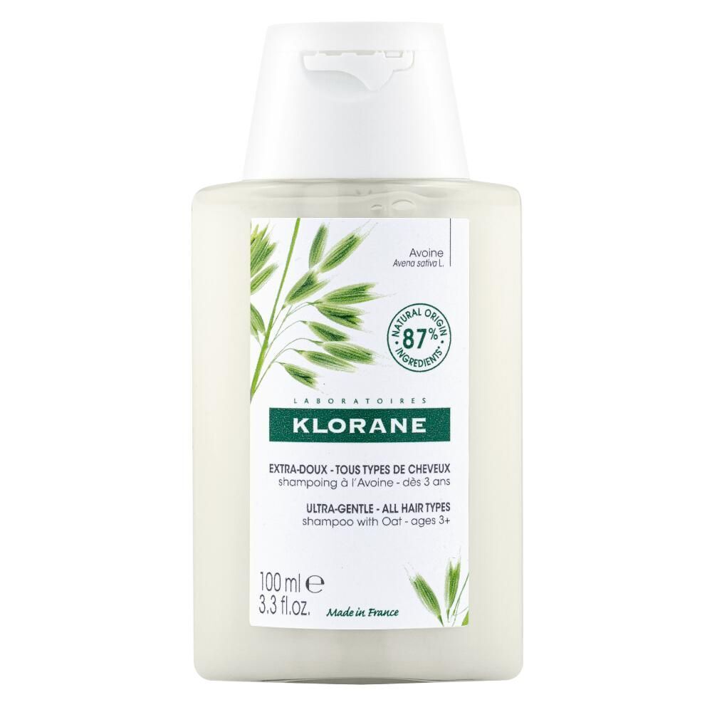 Klorane Klorane Ultra-Gentle Shampoo with Oat All Hair Types Nieuwe Formule 100 ml