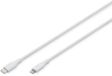 Digitus AK-600110-010-W, 1 m, Lightning, USB A, Mâle, Mâle, Blanc