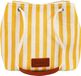 Anemoss - Sac fourre-tout - Jaune - Rayé - Toile - 22x12x11,9 cm