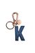 Legami My Initial - Key Ring - K - Blue