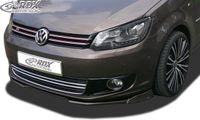Voorspoiler RDX Racedesign Voorspoiler Vario-X passend voor Volkswagen Touran 2011- & Caddy 2010- (PU)