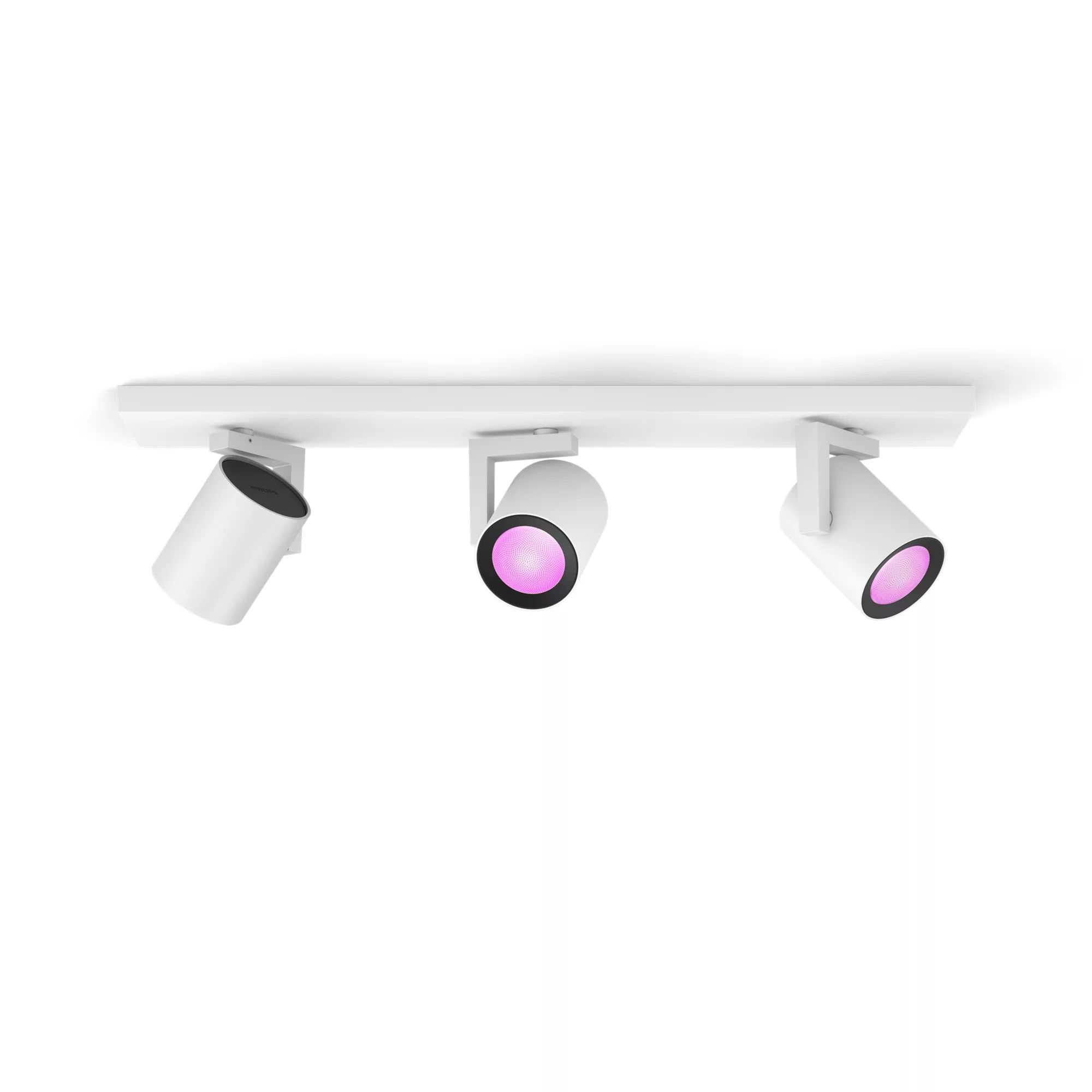 Philips Hue Argenta Opbouwspot - 3-Spots - Wit - Gekleurd Licht - LED - Dimbaar - Smart Home