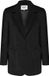 ONLY Onlreina L/S Pinstripe Blazer Tlr Dames, Zwart