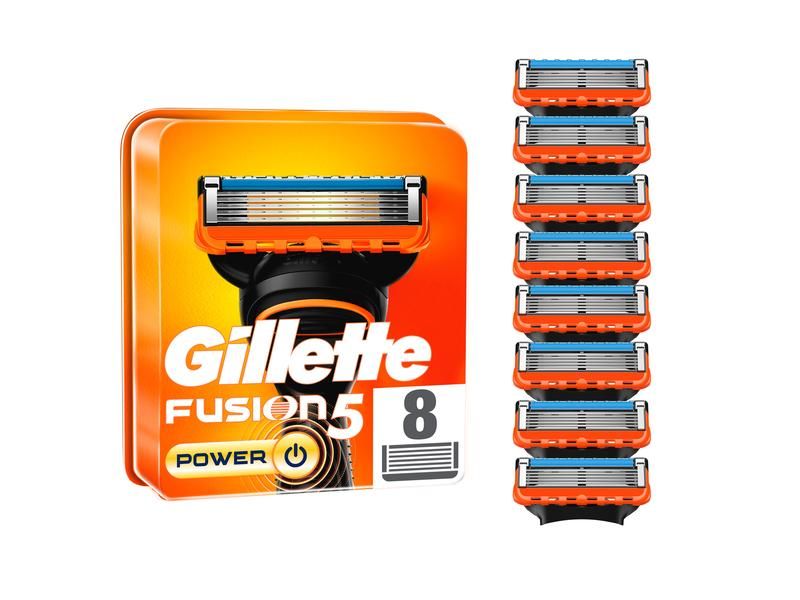 Gillette Fusion5 Power Scheermesjes - 8 stuks - Heren