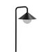 Dyberg Larsen Lampe de jardin rechargeable LED Nova, noir mat