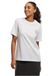 Miss Tee Shirt 'Lucky Girl Syndrome' sering / donkerlila / wit