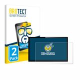 BROTECT - Screenprotector voor Standaardmaten met 7 inch Schermen [154.8 mm x 87 mm, 16:9] - Folie Beschermfolie transparant - 2 Stuks