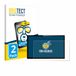 BROTECT - Screenprotector voor Standaardmaten met 7 inch Schermen [154.8 mm x 87 mm, 16:9] - Folie Beschermfolie transparant - 2 Stuks