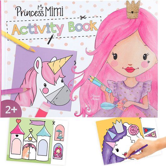 Depesche Princess Mimi kleur- en knutselboek voor de kleintjes - Multicolor