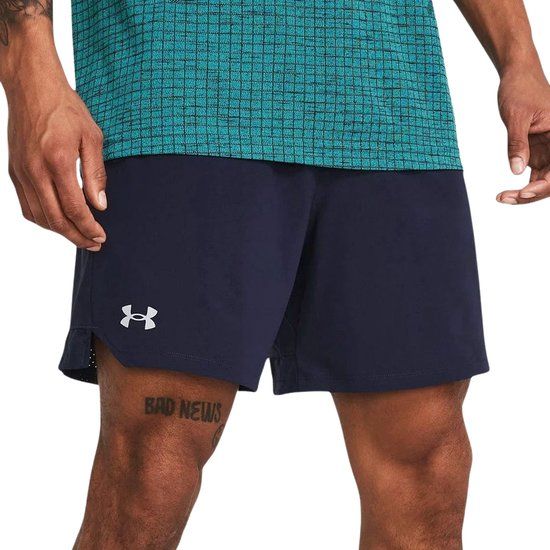 Under Armour Tech Vent Short Heren - Maat S - Donkerblauw