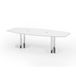 Hammerbacher table de réunion ton avec pied colonne - 280x130 cm
