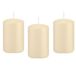 Trend Candles Panda Trend Candles 8x Cremewitte cilinderkaars/stompkaars 5 x 8 cm 18 branduren - Geurloze kaarsen - Stompkaarsen