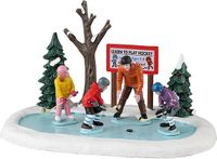 Lemax Tiny Tikes Hockey Lessons