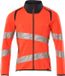 Mascot Accelerate Safe Sweatshirt met rits 19184-781 - hi-vis rouge/bleu marine - S