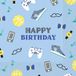 Riethmüller Happy Birthday Blue Servetset, 16 stuks