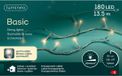 Lumineo Kerstverlichting - 180 leds - warm wit - 1350 cm - transparant snoer - timer en dimmer