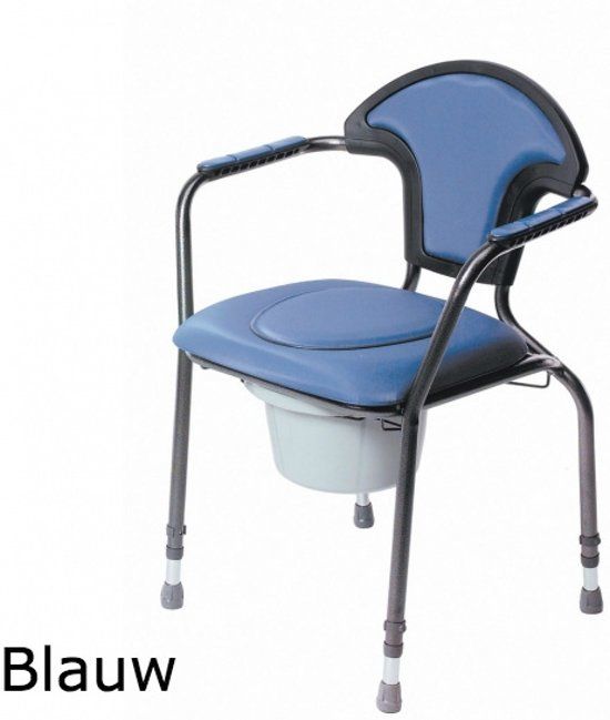 Herdegen Toiletstoel Postoel WC Stoel verstelbaar - Blauw