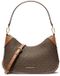 Michael Kors Medium Convertible Pouchette Crossbody Bruin Leer