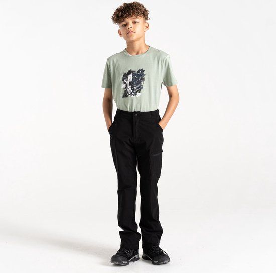 Dare 2b REGATTA Polska Broek Wandelen Kinderen Waterbestendig Lichtgewicht Sneldrogend Zwart Unisex Nylon/Polyamide/Elastane Maat 128