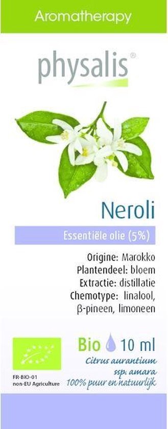 Physalis Aromatherapy Essenti&#235;le Oli&#235;n Neroli Olie 10ml