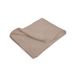 Setex Premium knuffeldeken, 85% katoen/15% polyester, deken als kamerdecoratie, slaapkamerdecoratie en meer, 200 x 150 cm groot sprei, beige
