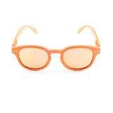 Contacta Sun Junior Zonnebril voor kinderen, met gepolariseerde glazen, veilig, oranje, lichtblauw, rood, brillenetui van microvezel, 18 g