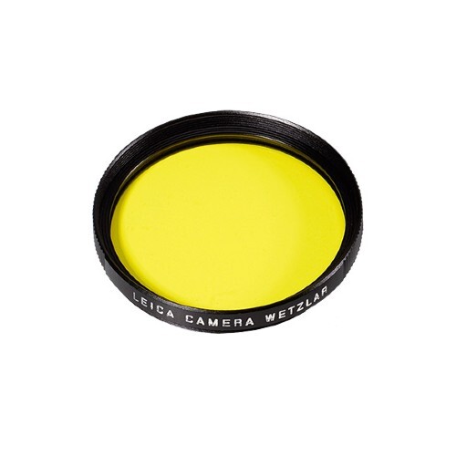 Leica Leica 13073 Filter Yellow E49 zwart