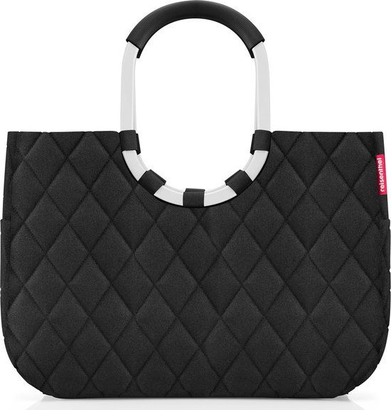 Reisenthel Loopshopper L Shopper - 25L - Rhombus Black Zwart