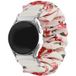 Strap-it Samsung Bracelet chouchou Samsung Galaxy Watch 4 Classic 46mm (fleurs)