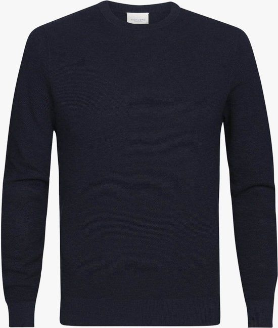 Profuomo O-Hals Trui Navy Heren XXL - Regular-fit