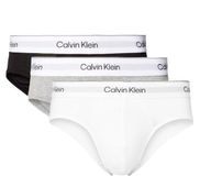 Calvin Klein 3-Pack Heren Slips - Zwart/Grijs/Wit - Maat XL