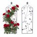 Merkloos / Sans marque Relaxdays Planten Klimrek - Set van 2 - 110 x 38 cm - Metaal