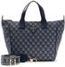GUESS Follie Small Tote Bag Blue Logo veelkleurig