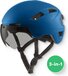 GOOFF® PILOT 3 in 1 Snorscooterhelm - Matblauw - Maat L
