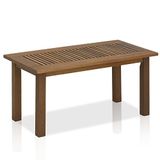 Furinno Tioman salontafel, hardhout, teakolie 1-Tier naturel