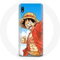 Maniacase Hoesje voor Samsung Galaxy A10 Manga One piece Luffy Anime
