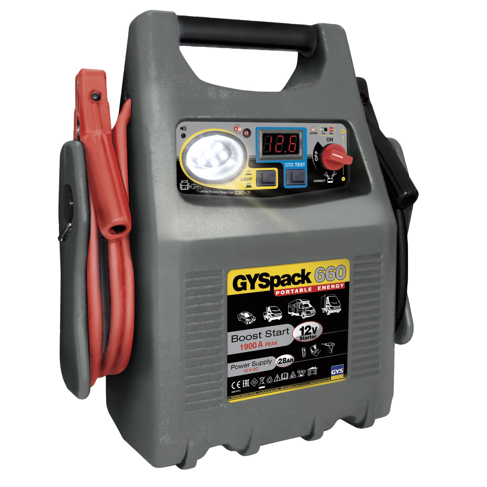 GYSpack 660 - Jumpstarter en 12V voeding