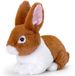 Keel Toys Pluche Konijn - Bruin - 18 cm