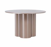 Hioshop Olivia salontafel Ø80cm bruin.