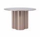 Hioshop Olivia salontafel Ø80cm bruin.