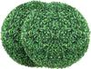 Plantes artificielles, buis en forme, 60 cm de haut (2 pièces), plantes artificielles en forme de boule, boules décoratives vertes pour jardin, balcon, terrasse, mariages et intérieur