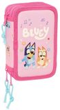 Safta Triple Bluey Dance Etui Multicolor Polyester Adultes Ja