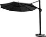 Nesling Coolfit parasol flottante ronde anthracite 3,5 mètre