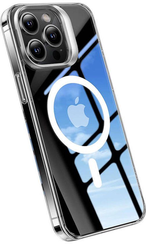 Torras UPRO Lstand Clear-Mag Transparant Hoesje voor iPhone 15 Pro