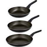 SILVERCREST® Set de 3 poêles en aluminium, Ø 20 cm, Ø 24 cm, Ø 28 cm