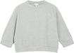 s.Oliver Sweatshirt Manches Trois-Quarts Col Rond Gris Chiné Polyester Coton Regular Fit Femme 44