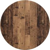 vidaXL Tafelblad Oud hout Ø 80 x 1,5 cm Bewerkt hout